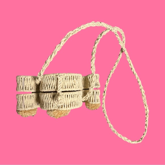 Boho Cactus Pom crossbody bag - Picture 4 of 6